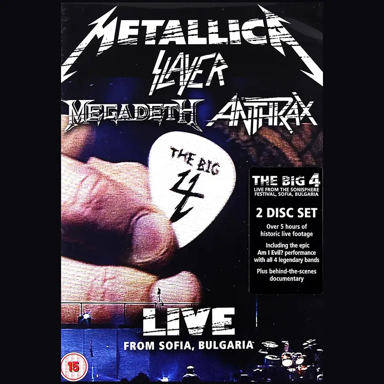 Portada del álbum The Big Four Live from Sofía, Bulgaria de Metallica