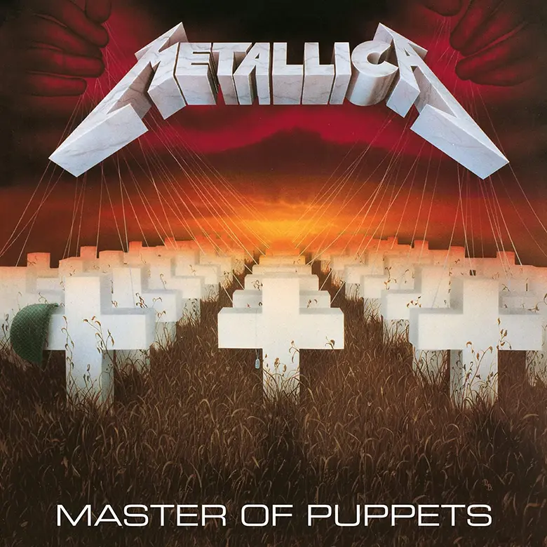 Portada del álbum Master of Puppets de Metallica