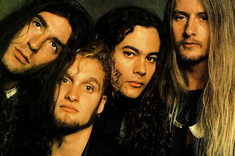 Es una imagen de la banda de grunge Alice in Chains